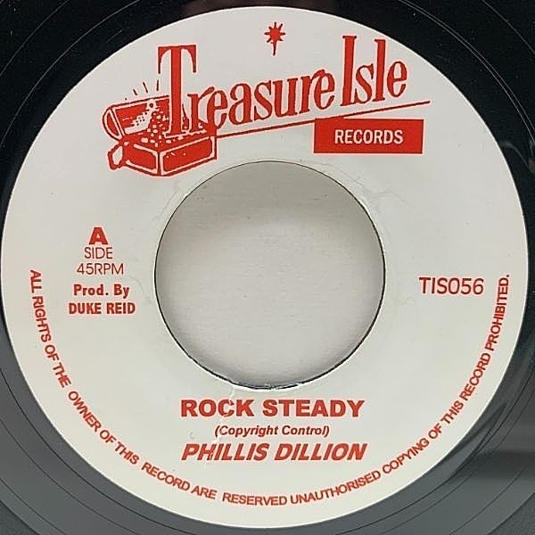 レコードメイン画像：美盤!! UKオリジナル 7インチ PHYLLIS DILLON Rocksteady / MIKE BROOKS Herbist (Treasure Isle) フィリス・ディロン 代表曲 45RPM.