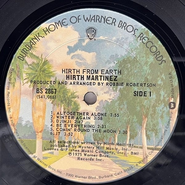 HIRTH MARTINEZ / Hirth From Earth (LP) / Warner Bros
