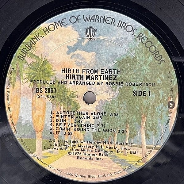 ハース・マルティネス/USオリジナル盤 値下オリジナル盤 Hirth Martinez/Hirth From Earth