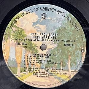 HIRTH MARTINEZ / Hirth From Earth (LP) / Warner Bros