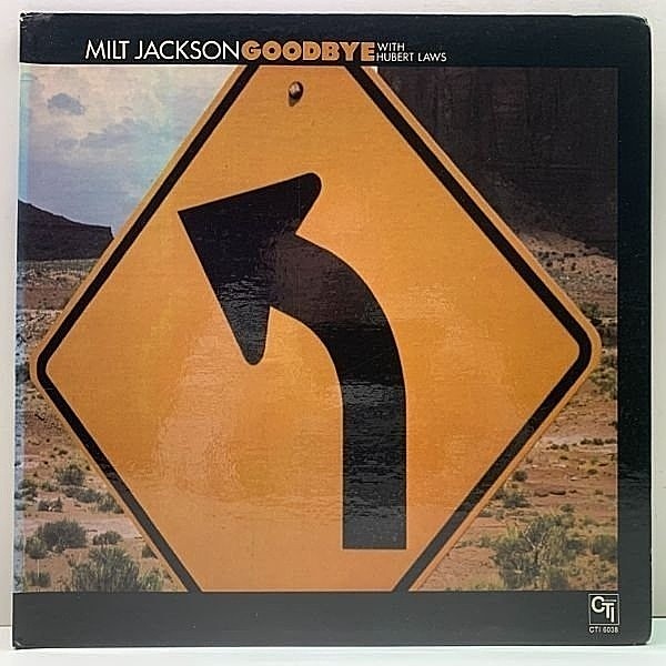 レコードメイン画像：Cut無し!美盤! VANGELDER刻印 USオリジナル MILT JACKSON With HUBERT LAWS Goodbye ('74 CTI) w/ Herbie Hancock, Ron Carter, Steve Gadd