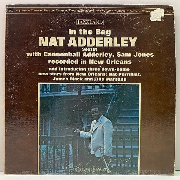 レコードメイン画像：USオリジナル BGP 黒ラベ NAT ADDERLEY SEXTET In The Bag (Jazzland JLP 975) w/ Cannonball Adderley, Sam Jones, Ellis Marsalis