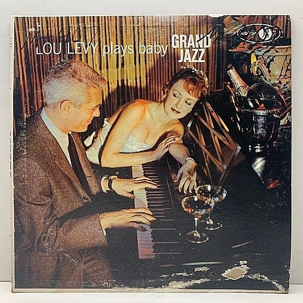 レコードメイン画像：良好盤!! MONO 米初期プレス LOU LEVY Plays Baby Grand Jazz (Jubilee JLP 1101) エレガントなピアノトリオ好盤 w/ Max Bennett