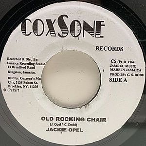 レコード画像：JACKIE OPEL / DON DRUMMOND / Old Rocking Chair / The Rocket