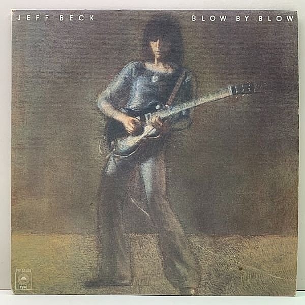 レコードメイン画像：Cut無し!極美盤! USオリジナル 初版 PE規格 橙ラベ JEFF BECK Blow By Blow ('75 Epic) ジェフ・ベック LP ギター・インスト 金字塔