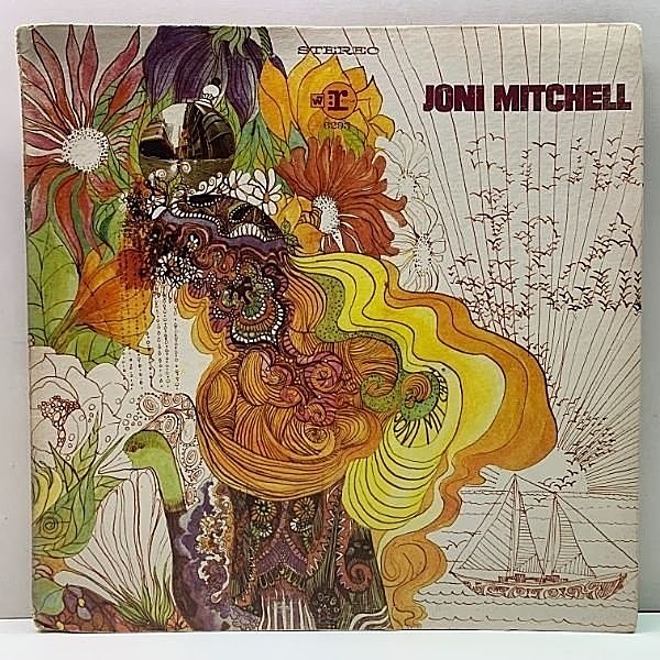 レコードメイン画像：USオリジナル 初版 W7-2色ラベ JONI MITCHELL Song To A Seagull ('68 Reprise) Self Titled ジョニ・ミッチェル 1st デビュー作