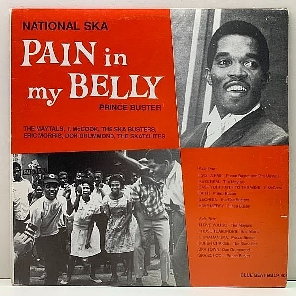 レコードメイン画像：良好!! JAプレス『National Ska - Pain In My Belly』PRINCE BUSTER prod. || T. McCook, Maytals, Eric Morris 最高のヴィンテージ Ska