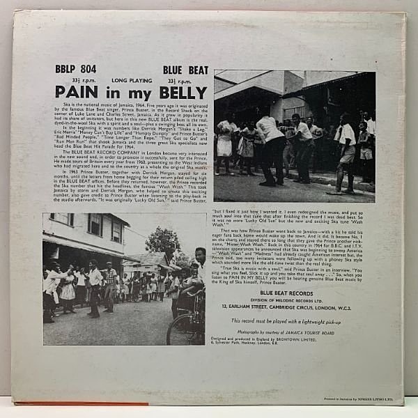 PRINCE BUSTER / National Ska - Pain In My Belly (LP