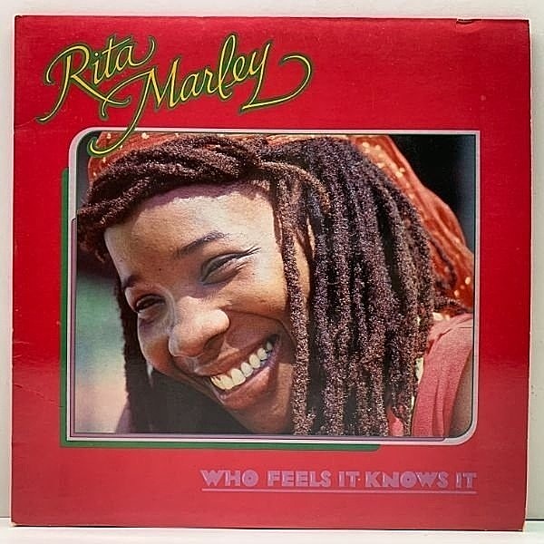 レコードメイン画像：極美盤!! USプレス RITA MARLEY Who Feels It Knows It (Shanachie) リタ・マーリー BOB MARLEYとの共作 A Jah Jah ほか