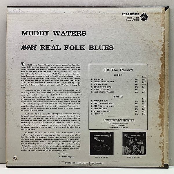 MUDDY WATERS / More Real Folk Blues (LP) / Chess | WAXPEND RECORDS