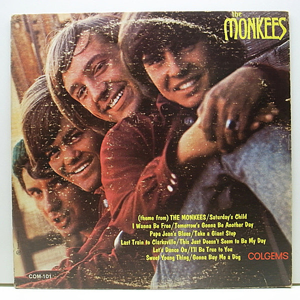 レコードメイン画像：CANADA ONLY ニッパーLbl. 初回 PAPA JEAN'S 誤植 MONKEES 1ST