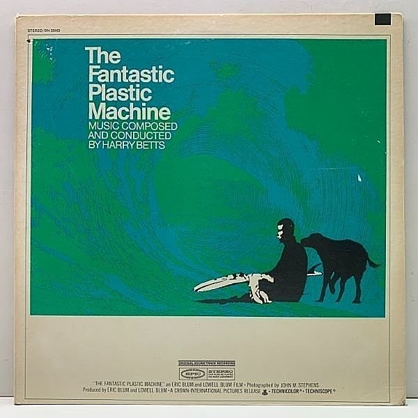レコードメイン画像：レア!極美盤! USオリジナル OST『The Fantastic Plastic Machine』HARRY BETTS ('69 Epic) サントラ 米サーフィン映画 金字塔