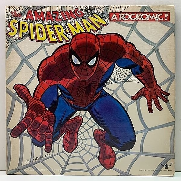 レコードメイン画像：【貴重な未使用ポスター付き】The Amazing Spider Man (From Beyond The Grave - A Rockomic) RON DANTE, WEBSPINNERS スパイダー・マン