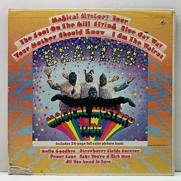 レコードメイン画像：激レア MONO 初版 虹ラベ USオリジナル THE BEATLES Magical Mystery Tour ('67 Capitol) 米 レインボー モノラル 冊子・全ページあり