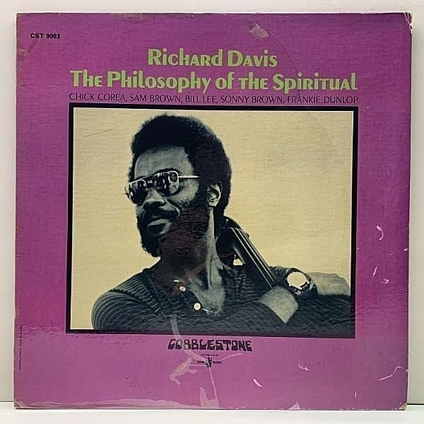 レコードメイン画像：【w/ CHICK COREA】BellSound刻印 USオリジナル RICHARD DAVIS The Philosophy Of The Spiritual ('72 Cobblestone) 傑作モーダル