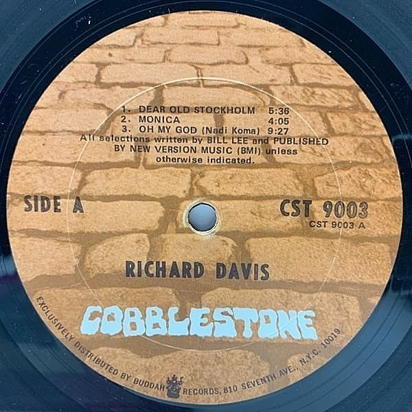 RICHARD DAVIS / The Philosophy Of The Spiritual (LP) / Cobblestone