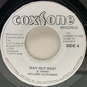 レコード画像：ROLAND ALPHONSO / SKATALITES / Way Out West / Junior's Jive
