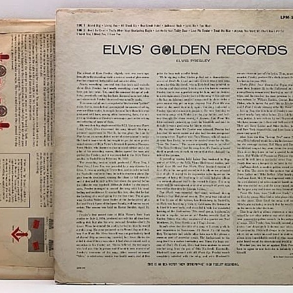 ELVIS PRESLEY / Elvis' Golden Records (LP) / RCA Victor | WAXPEND