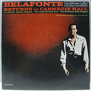 レコード画像：HARRY BELAFONTE / Returns To Carnegie Hall