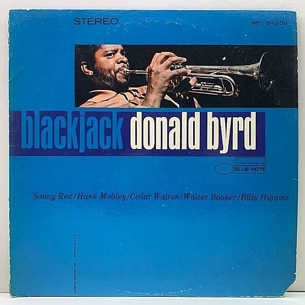 レコードメイン画像：良好盤!! VANGELDER刻印 DONALD BYRD Blackjack (Blue Note BST 84259) COMMON, DREAM WARRIORS サンプリング ネタ w/ Hank Mobley