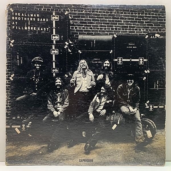 レコードメイン画像：【ATGP刻印, BROADWAY&ROCKEFELLER珍ラベ】良好盤!! 2LP US初期プレス ALLMAN BROTHERS BAND At Fillmore East ('71 Capricorn SD 2-802)