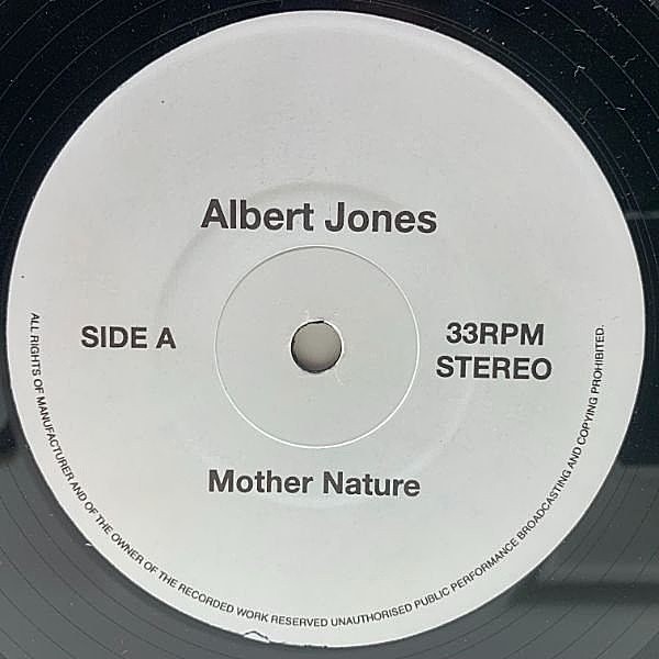 レコードメイン画像：稀少【7インチはUnofficialオンリー】ALBERT JONES Mother Nature, CAESAR FRAZIER Sweet Children | COMMON Be Intro ネタ
