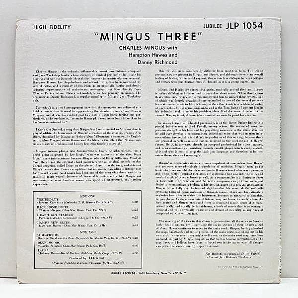 CHARLES MINGUS / HAMPTON HAWES / DANNY RICHMOND / Mingus