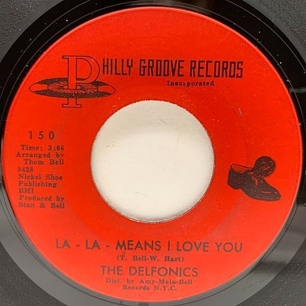 レコードメイン画像：【スウィートソウル珠玉の名曲】USオリジナル DELFONICS La-La-Means I Love You ('68 Philly Groove) フィリーソウル 山下達郎 45RPM.