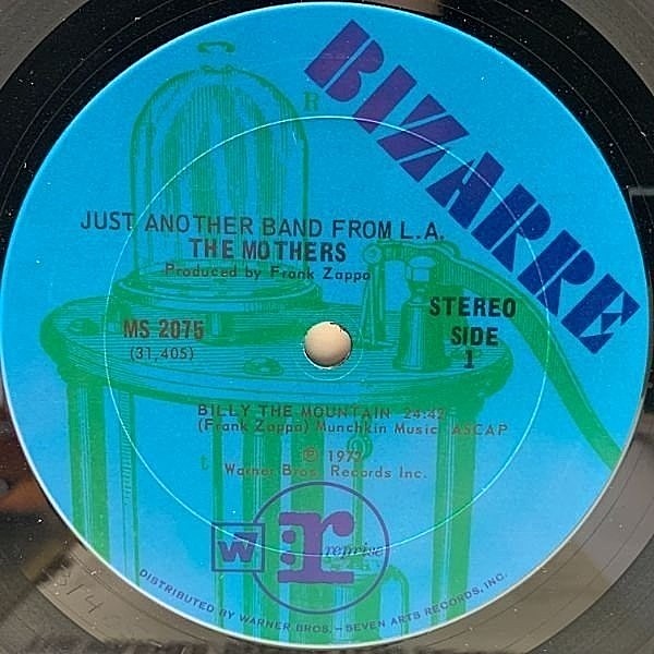 MOTHERS / Just Another Band From L.A. (LP) / Bizarre