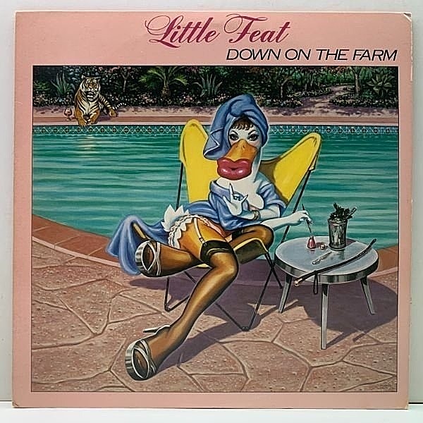 レコードメイン画像：良好!! 初版ボーダー USオリジナル LITTLE FEAT Down On The Farm ('79 Warner) LOWELL GEORGE在籍時のラスト作 TOKYO NO.1 SOUL SET ネタ