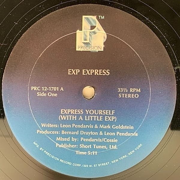 レコードメイン画像：極美盤!!【サビメロも痺れるGREAT MODERN DISCO】USオリジナル EXP EXPRESS Express Yourself (With A Little EXP) w/ LUTHER VANDROSS