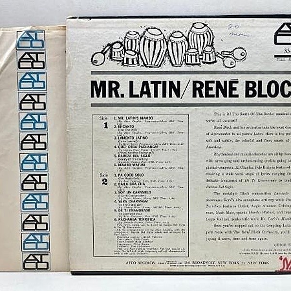 RENE BLOCH / Mr. Latin (LP) / ATCO | WAXPEND RECORDS