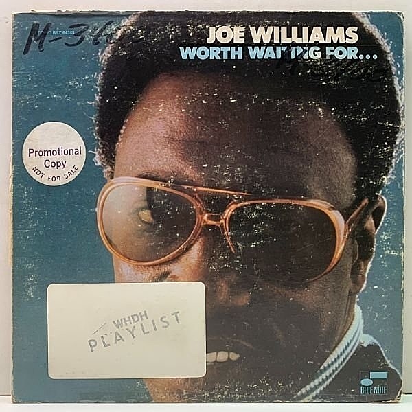 レコードメイン画像：プロモ USオリジナル LIB/UAアド JOE WILLIAMS Worth Waiting For... (Blue Note) 君の瞳に恋してる, SAM COOKEなど名曲カバー満載！