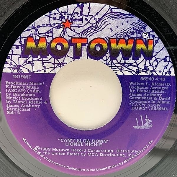 レコードメイン画像：美盤!! USオリジナル 7インチ LIONEL RICHIE Say You, Say Me ('85 Motown) ライオネル・リッチー 45RPM.