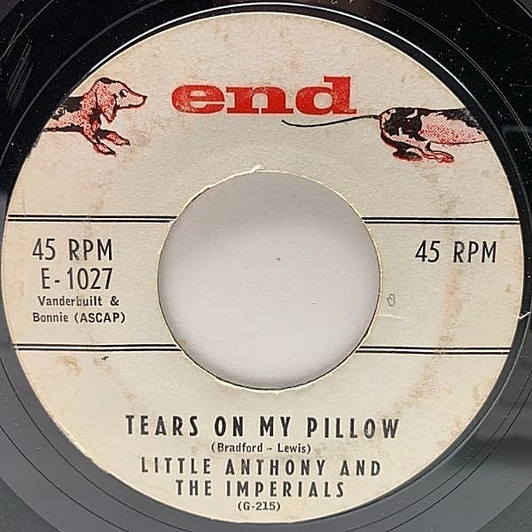レコードメイン画像：USオリジナル 7インチ LITTLE ANTHONY AND THE IMPERIALS Tears On My Pillow ('58 End) Doo Wop 美メロ 45RPM.