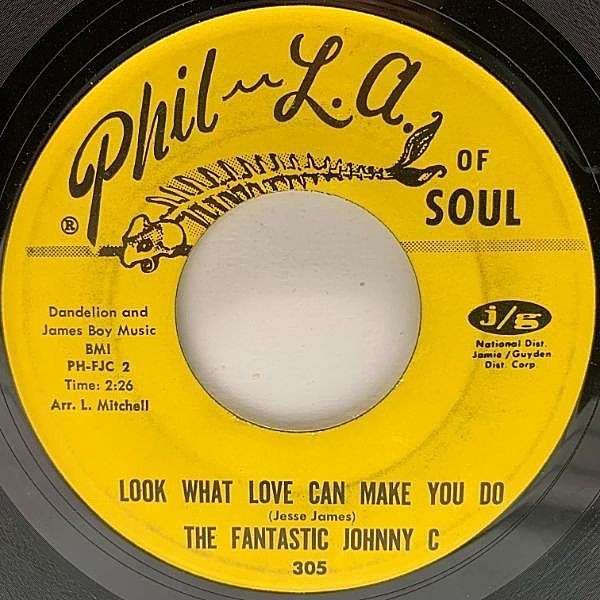 FANTASTIC JOHNNY C / Boogaloo Down Broadway (7) / Phil L.A.