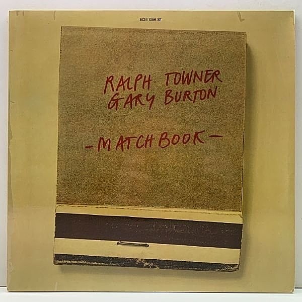 レコードメイン画像：美品 フルコート GERMANY 独オリジナル RALPH TOWNER, GARY BURTON Matchbook ('75 ECM 056 ST) デュオ 名作