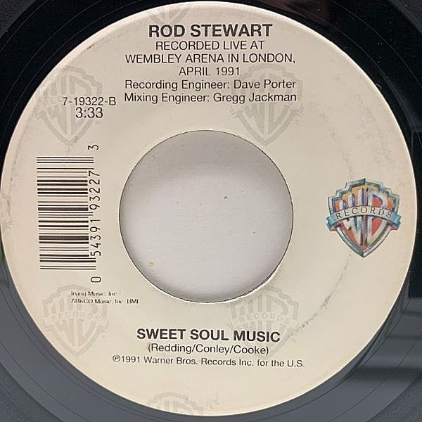 ROD STEWART / TEMPTATIONS / The Motown Song (7) / Warner