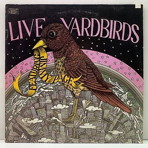 レコードメイン画像：激レア 美品【曰く付きの発禁回収盤】US 完全オリジナル LIVE YARDBIRDS Live Yardbirds - Featuring Jimmy Page 初回カラー・ジャケット