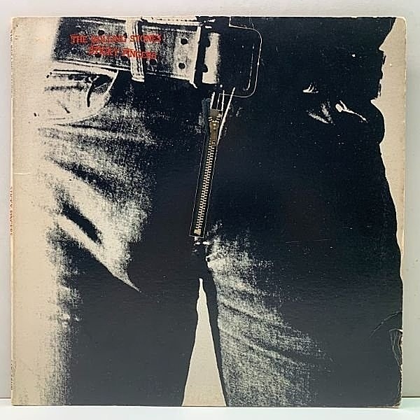 レコードメイン画像：良好!! Andy Warhol 特殊ジッパー 初版BROADWAY USオリジナル ROLLING STONES Sticky Fingers (COC 59100) アンディ・ウォーホル