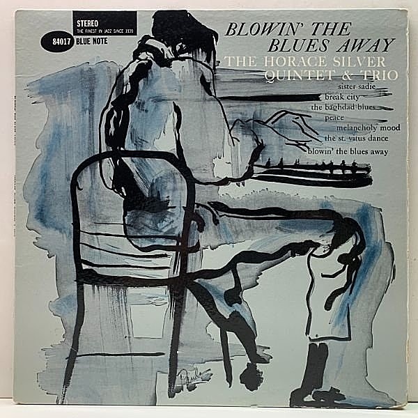 レコードメイン画像：良好!! NY 両溝 RVG 耳[Ear] HORACE SILVER Blowin' The Blues Away (Blue Note BST 84017) コーティング仕様 w/ Blue Mitchell