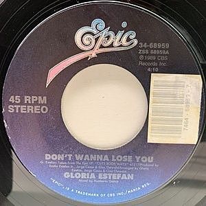 レコード画像：GLORIA ESTEFAN / Don't Wanna Lose You