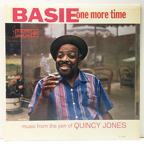 レコードメイン画像：極美品!! MONO 1stマルチバー 深溝 USオリジナル COUNT BASIE One More Time ('59 Roulette) Pen of QUINCY JONES 名盤 Lp 初回 モノラル