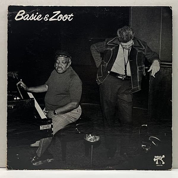 レコードメイン画像：USオリジナル COUNT BASIE & ZOOT SIMS ('76 Pablo) w/ JOHN HEARD, LOUIS BELLSON リラックス感も最高のカルテットもの
