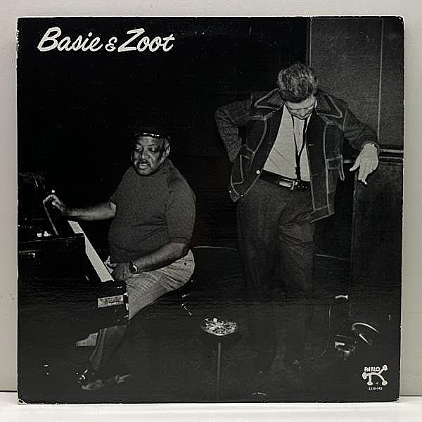 レコードメイン画像：極美盤!! USオリジナル COUNT BASIE & ZOOT SIMS ('76 Pablo) w/ JOHN HEARD, LOUIS BELLSON リラックスムード満点のカルテットもの