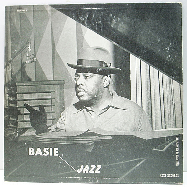 レコードメイン画像：初版 Clef 黒ツヤ 深溝 MONO オリジナル COUNT BASIE Basie Jazz (MG C-633) Oscar Peterson, Joe Newman, Charlie Shavers, Freddie Green