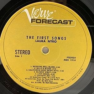 LAURA NYRO / The First Songs (LP) / Verve | WAXPEND RECORDS