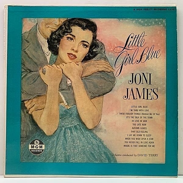 レコードメイン画像：USオリジナル MONO 黄ラベ 深溝 JONI JAMES Little Girl Blue ('56 MGM E 3347) ジョニ・ジェームス 初期の代表作！米 初回 モノラル