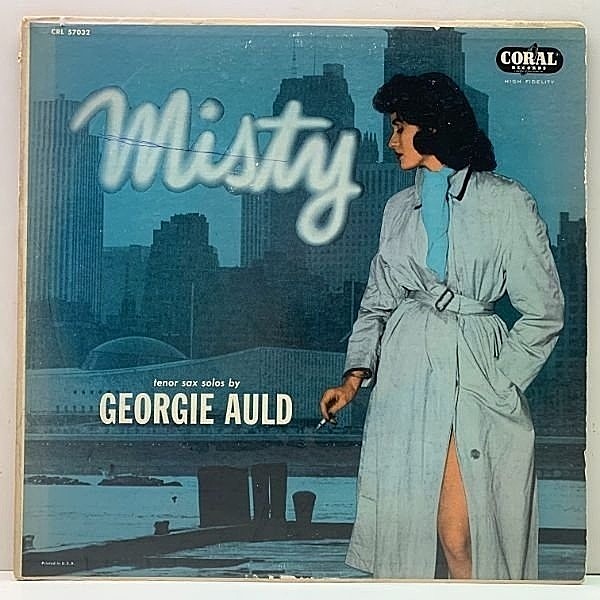 レコードメイン画像：良好盤!! MONO US初期プレス GEORGIE AULD Misty - Tenor sax solos (Coral CRL 57032) 円熟味溢れる最高のバラードテナー