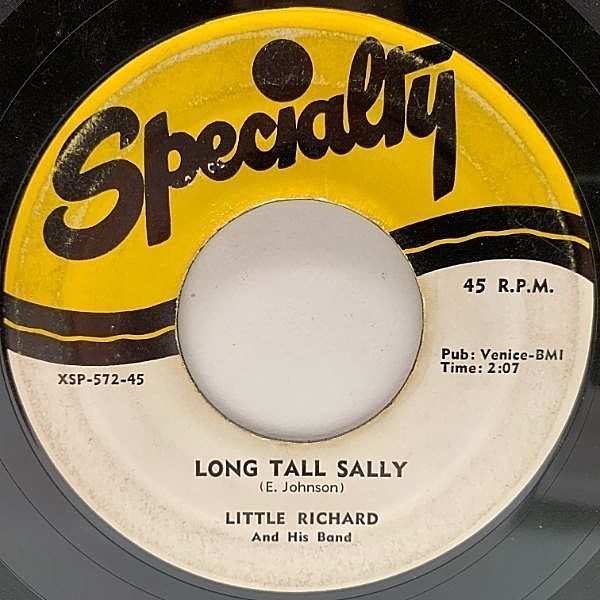 レコードメイン画像：USオリジナル 7インチ LITTLE RICHARD Long Tall Sally ('56 Specialty) リトル・リチャード のっぽのサリー 45RPM.